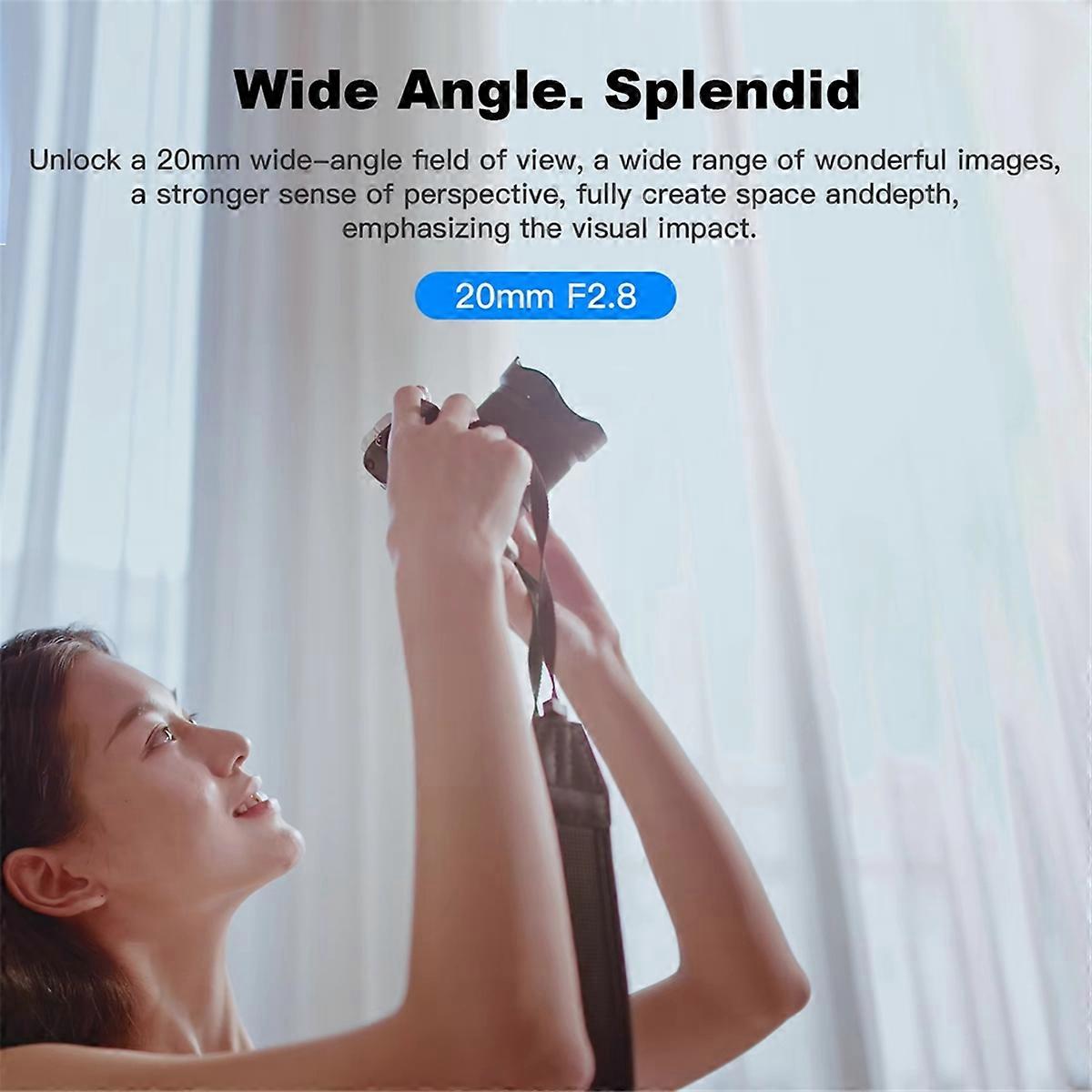 20mm F2.8 for Z-Mount Camera Lens Full Frame Ultra Wide Angle Auto Focus Vlog Lens