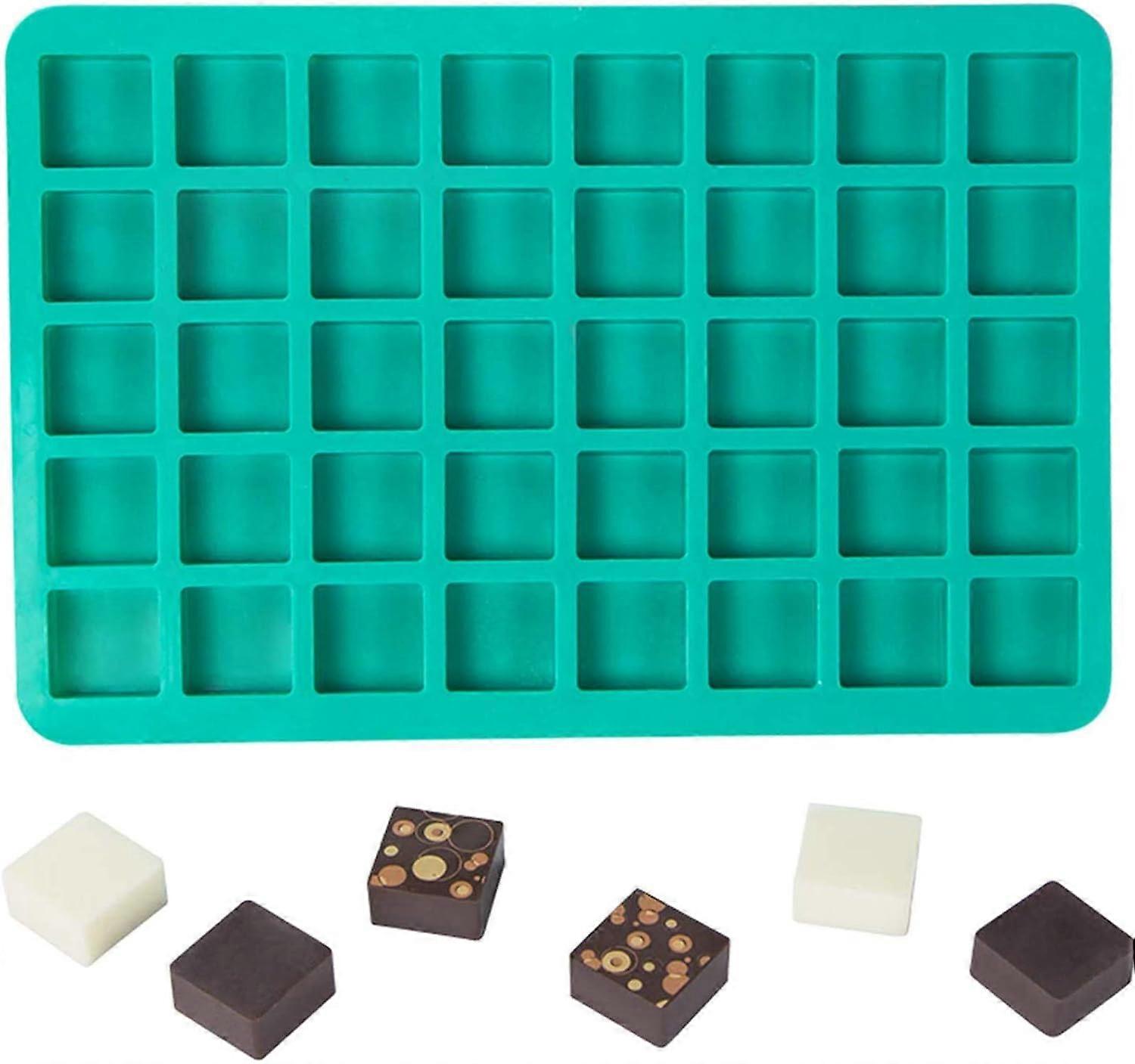 Candy mold Silicone chocolate mold 40 hole square baking mold
