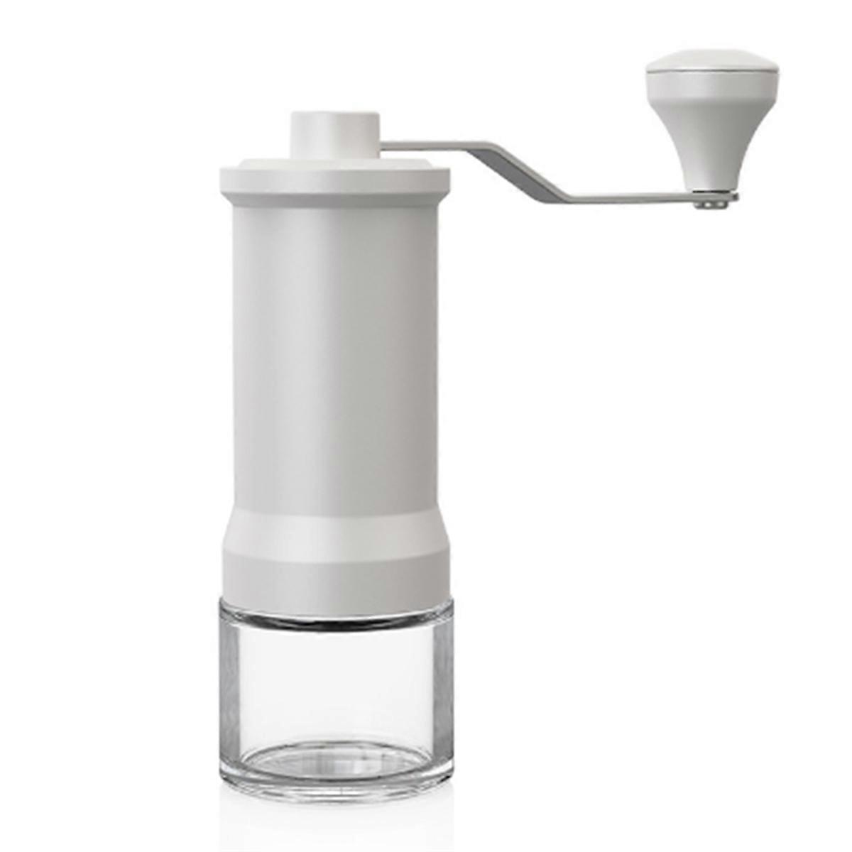 Adjustable Manual Coffee Grinder with Ceramic Burr-Hand Crank Mill for Home, Travel, and Camping-Internal Grind Settings