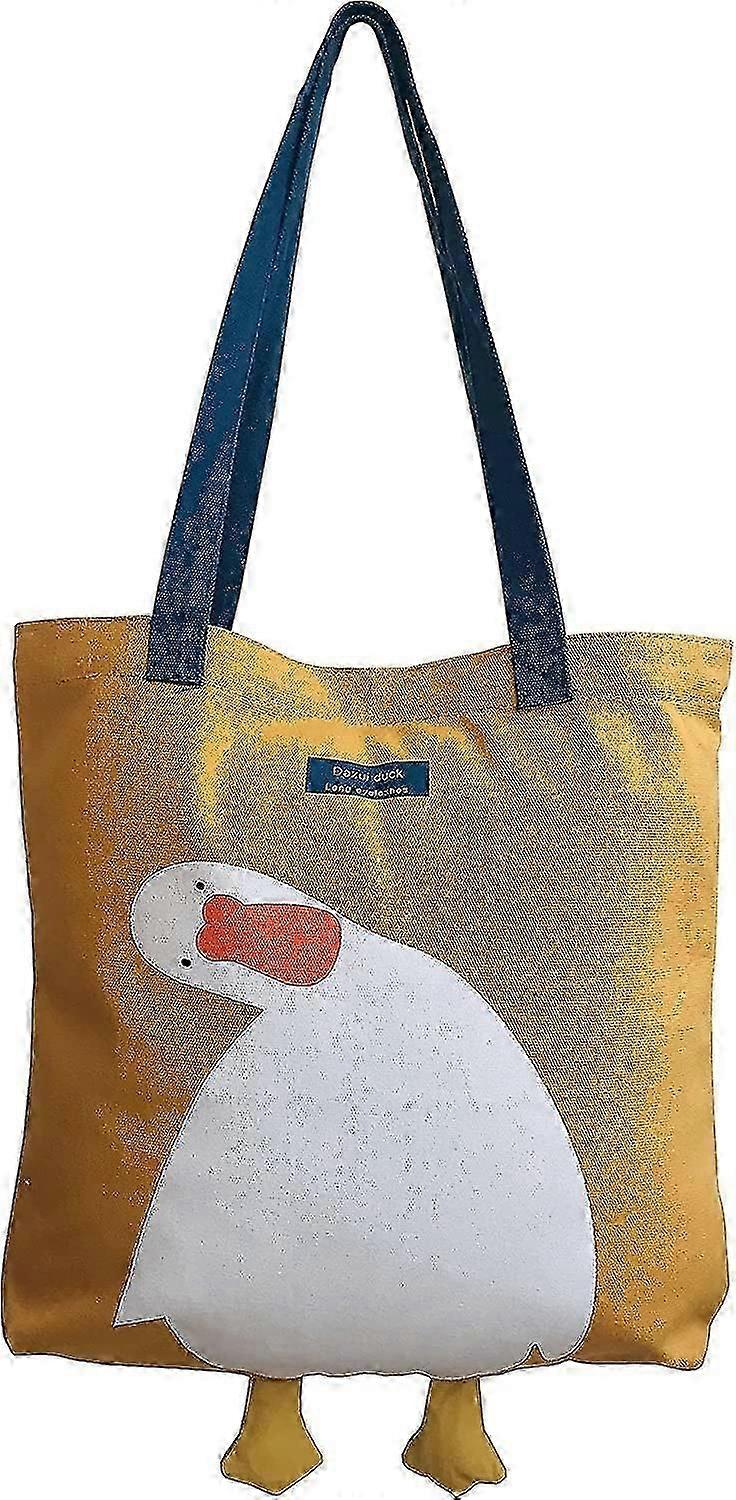 Canvas Cute Tote Bag For School