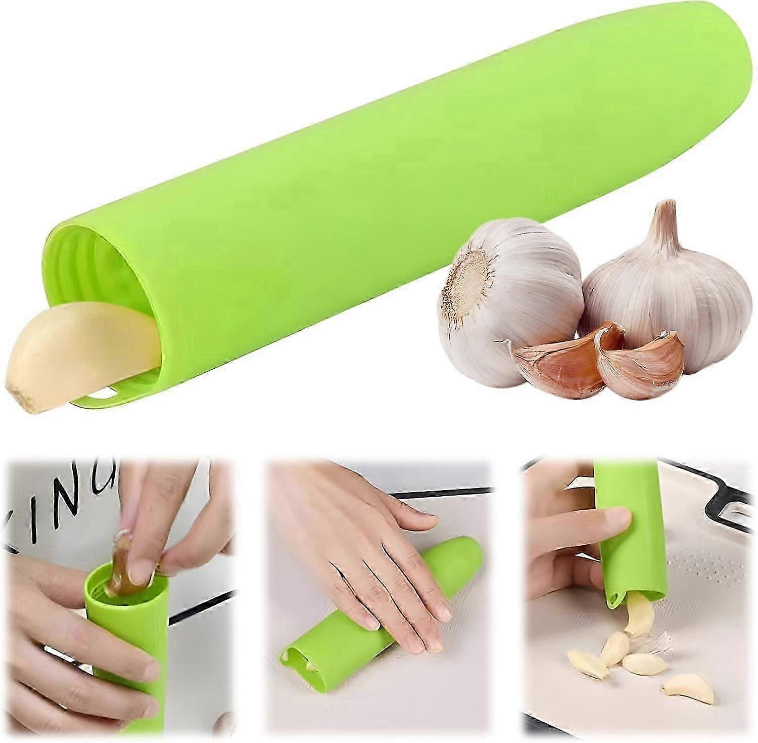 Rouleau à éplucher l'ail, éplucheur d'ail en silicone