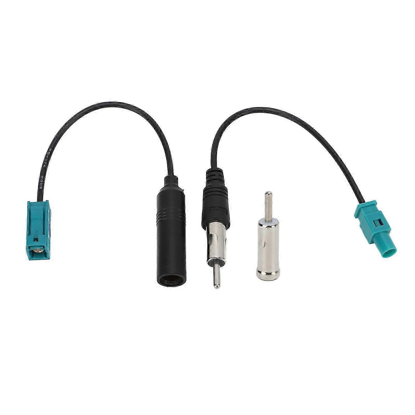 Car Antenna Aerial Adapter Universal Fakra Z To Din Plug Connector Cable For Stereo Hd Cd Media Player Receiver