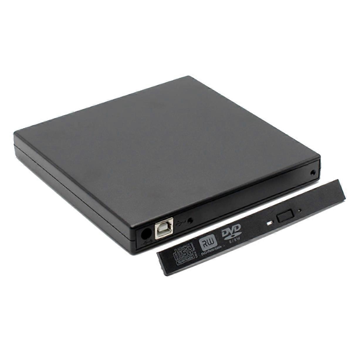 External CD DVD Drive, USB 2.0 Slim Protectable External CD-RW Drive DVD-ROM Burner Player for Lapt