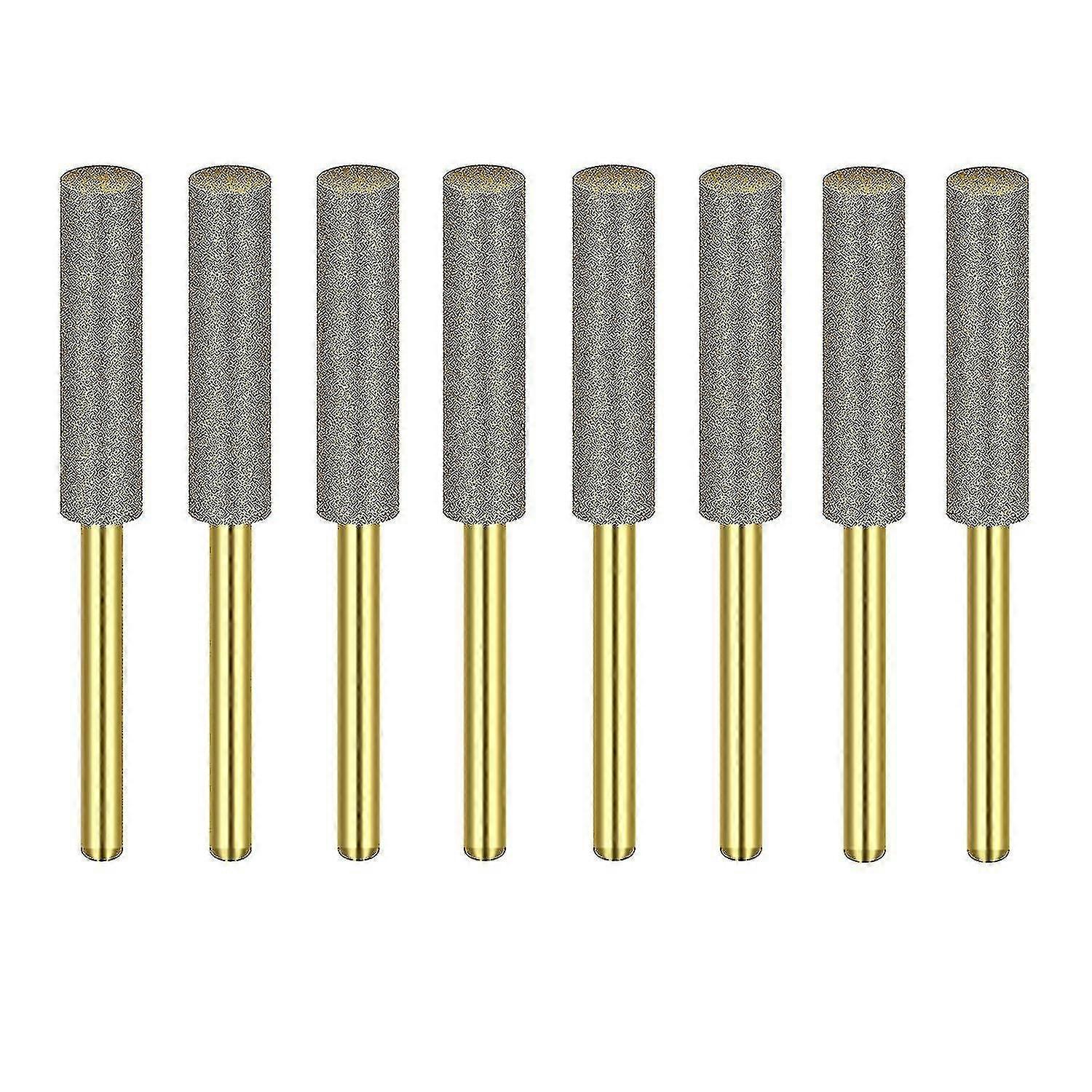 8pcs High Hardness Diamond Chainsaw Sharpener-stone File,diamond Sharpening Wheels Chainsaw File(3/ Hy