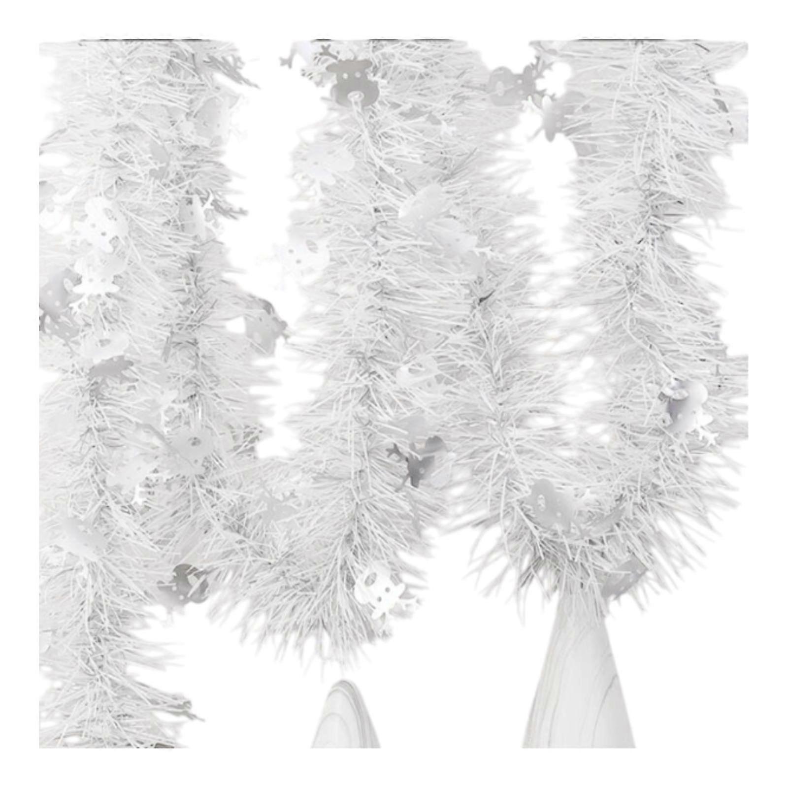 クリスマスティンセルガーランドレールデコレーションバースデーのための光沢のあるハンギングオーナメント