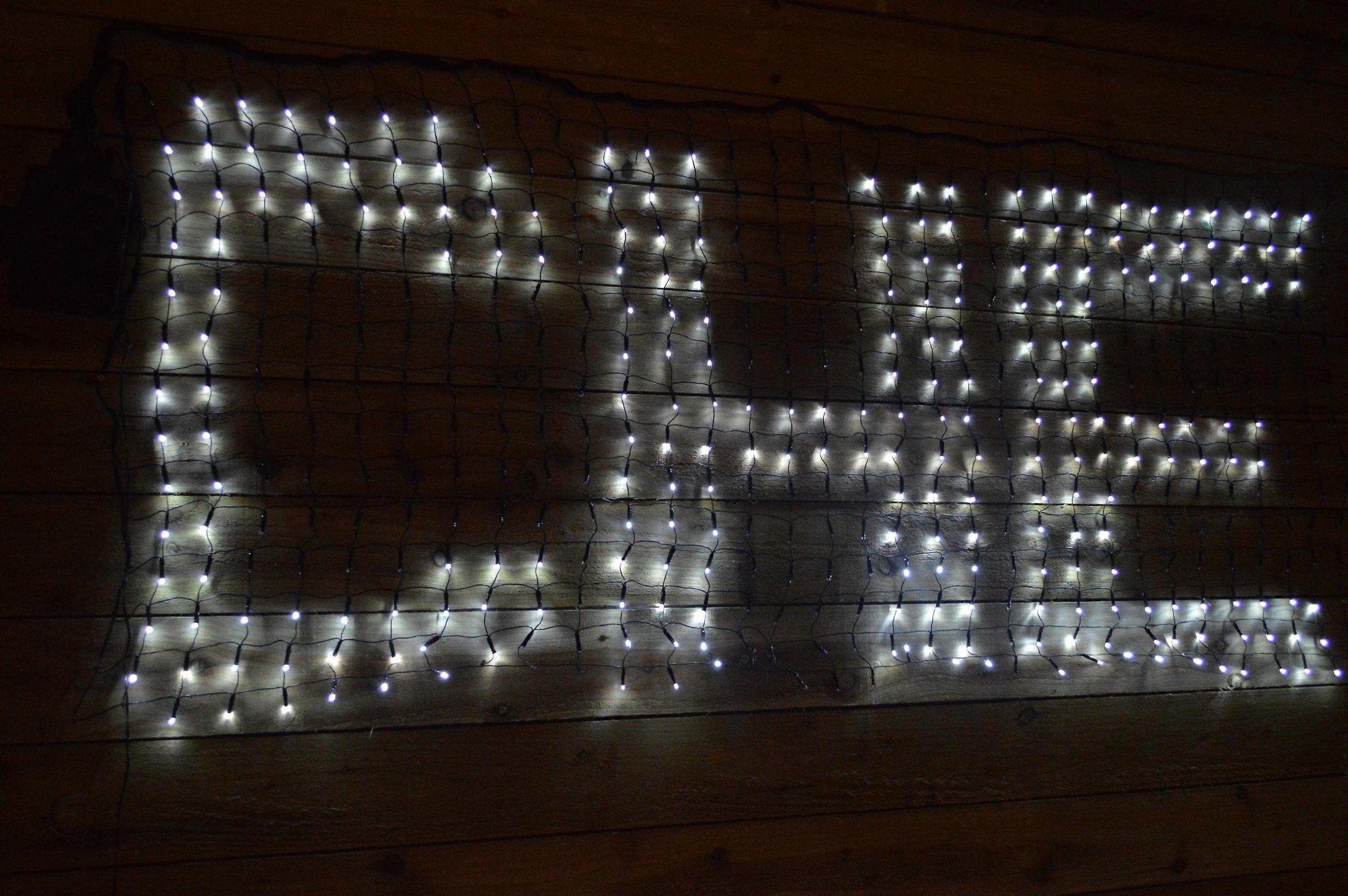 10M X 1.7m Premier Programmable Scrolling Net Light With 3,584 Leds