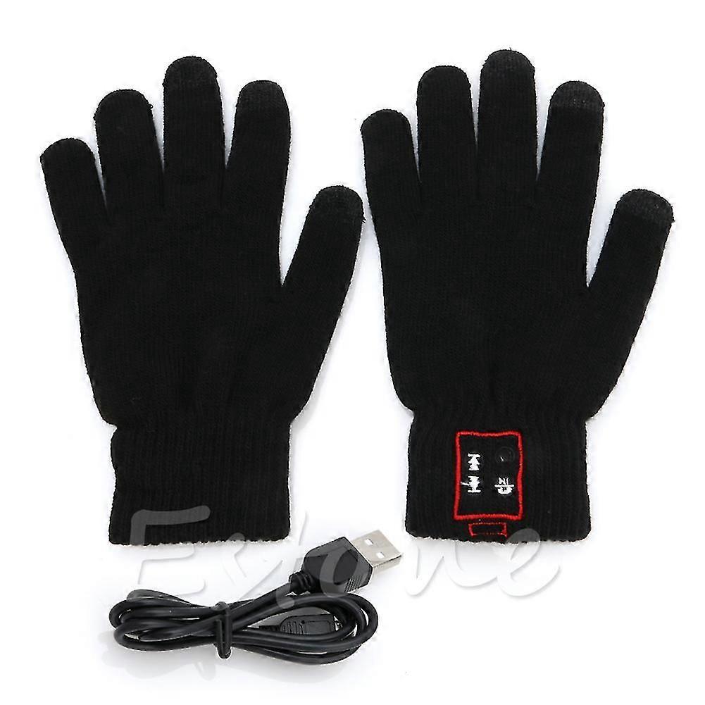 Bluetooth-compatible Calling Gloves for Touch Screen Mobile Headset Speaker For