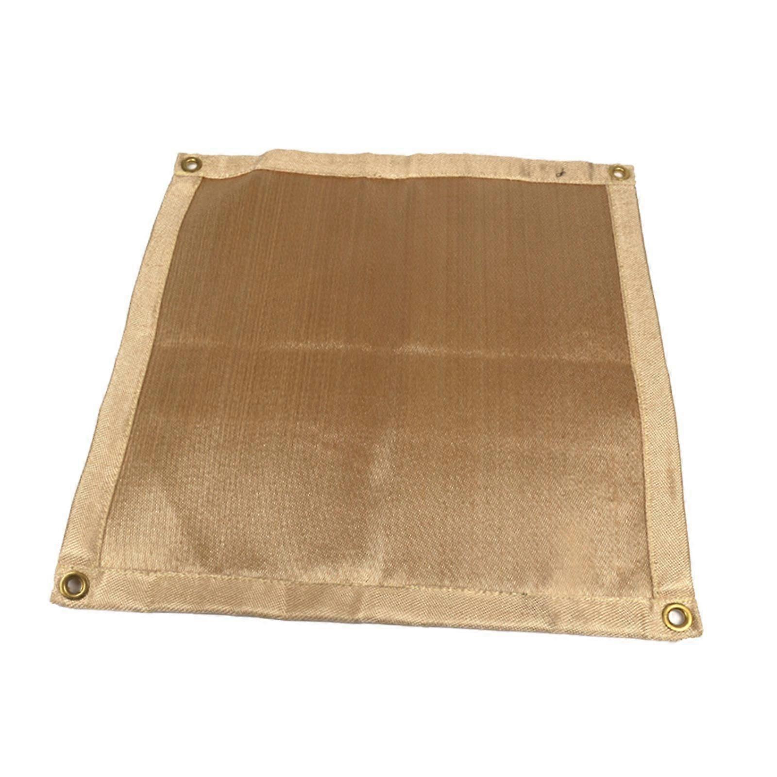 Fireproof Mat Foldable Fiberglass Fire Pit Mat Multipurpose Floor Protector