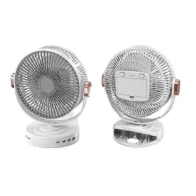 8 "clip Fan Desktop USB Charging Quiet And Convenient Desktop Can Clip Night Light Small Fan