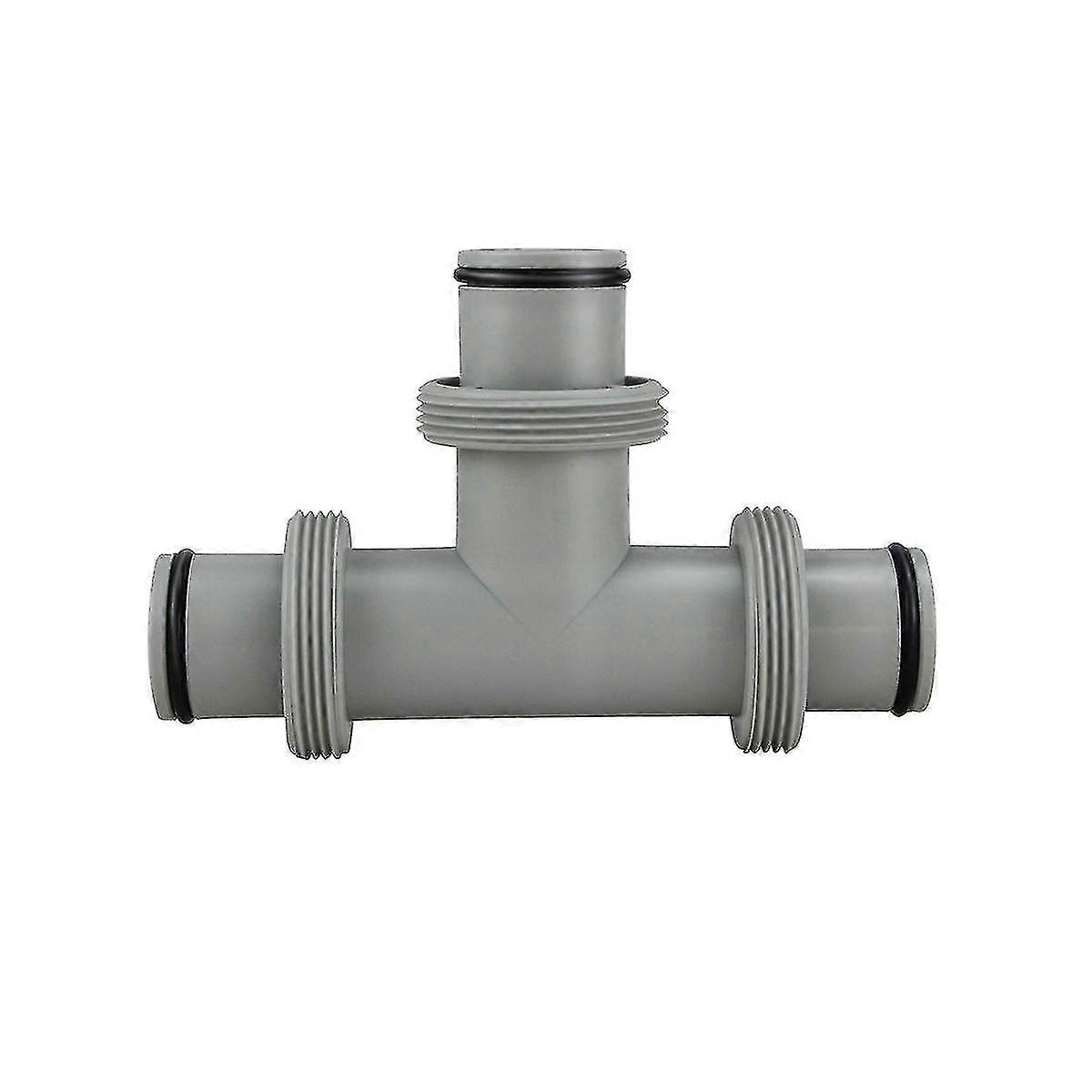 1.5In 3-Way T-Adapter Replacement Hose Nozzle for Above Ground Pool Parts