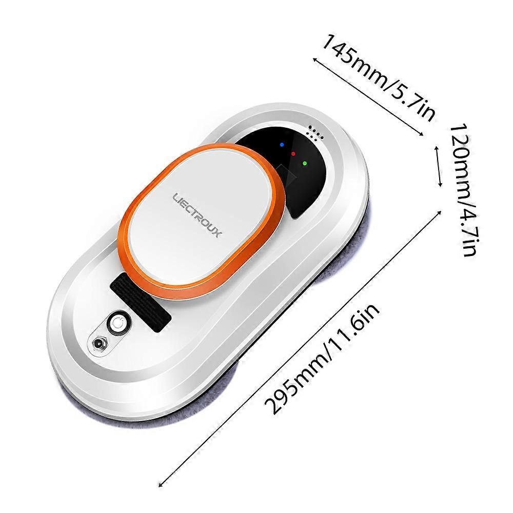 Liectroux Fensterreinigungsroboter mit Fernbedienung Smart Window Cleaner 2800PA Saugleistung Dual-d