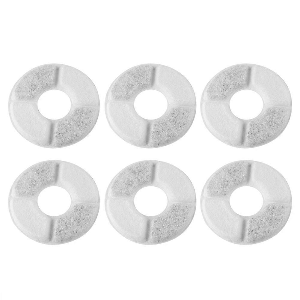 Pet Fountain Replacement Filters for Cat Water Fountains, Compatible with Various Models, Activated Carbon, 4-Pack