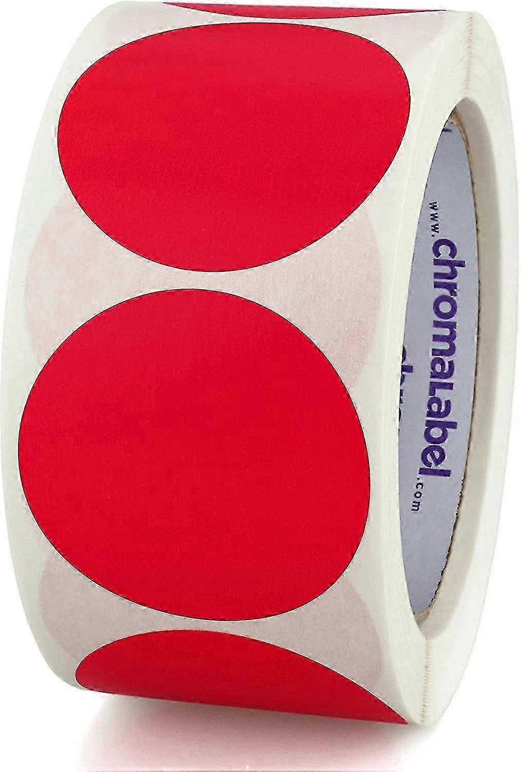 Label 1 Inch Round Permanent Color-Code Dot Stickers, 500 Per Roll