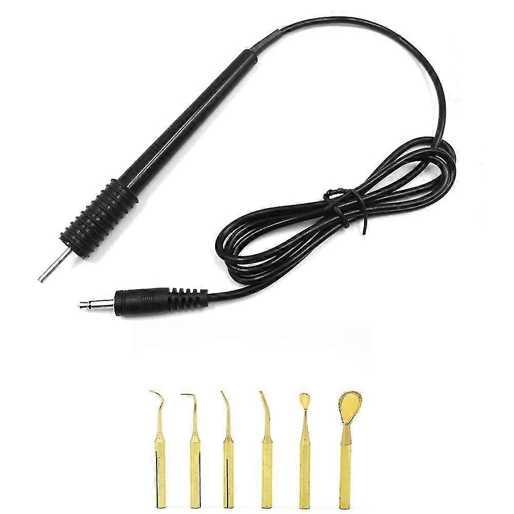 Dental Electric Waxer Tips Wax Carving Knife Pen Pencil Accessories(1 Pen and Tips)