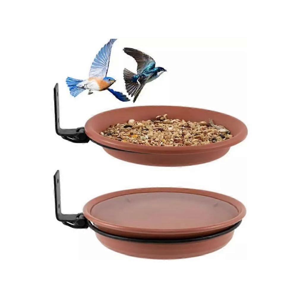 Bird Trays Tree Mounted for Bird Feeder, Tree Mounted Bird Bath Bowl