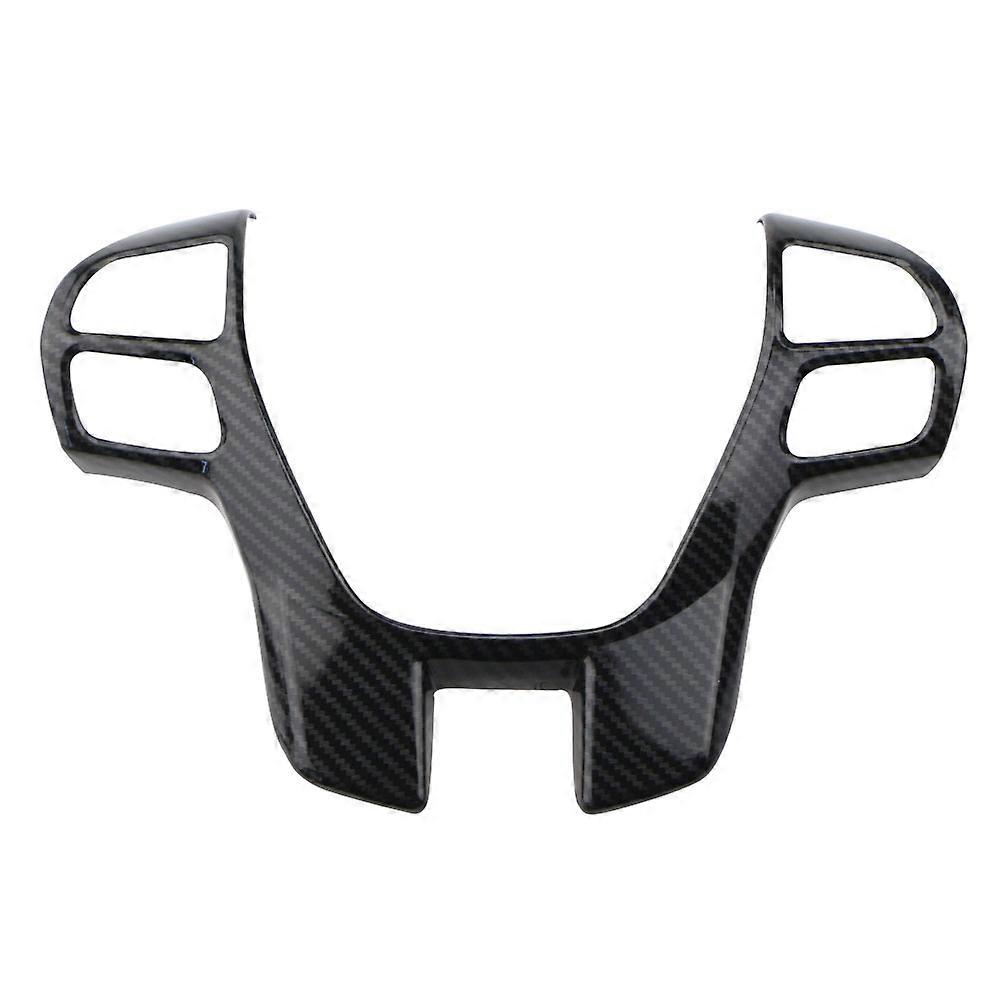 Carbon Fiber Steering Wheel Cover Trim Frame Decorator Sticker Car Accessories for Everest Endeavour