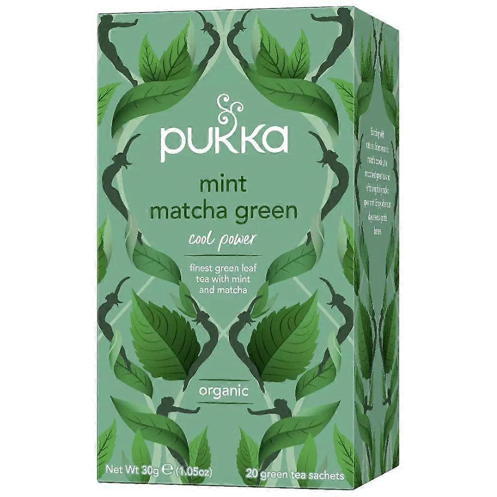 Pukka Mint Matcha Sacs de thé vert 80