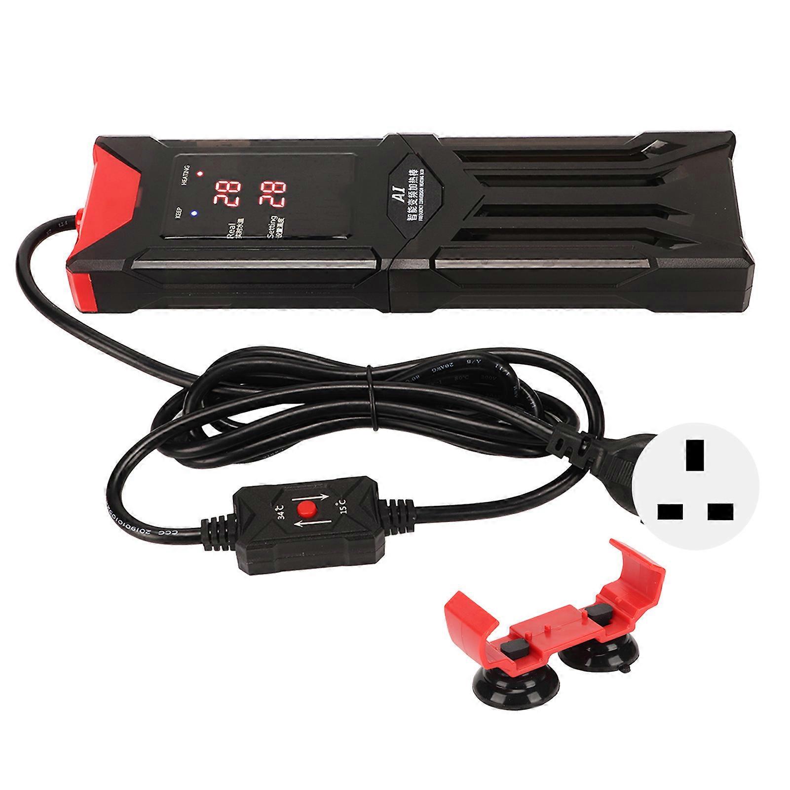 Aquarium Frequency Conversion PID Heater Automatic Thermostat Controller 1200W Fish Tank Heating Rod