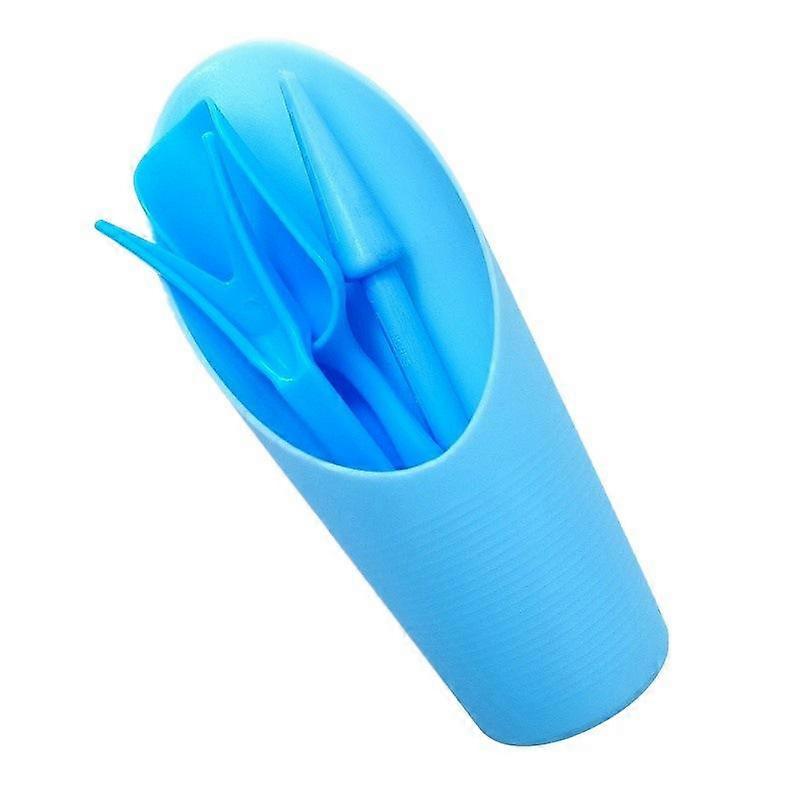 4Pcs Garden Planter Kit Sowing Shovel Scoop Bucket Spoon Succulents Seedlings Tool Bonsai Fertilizer Drilling Device DIY