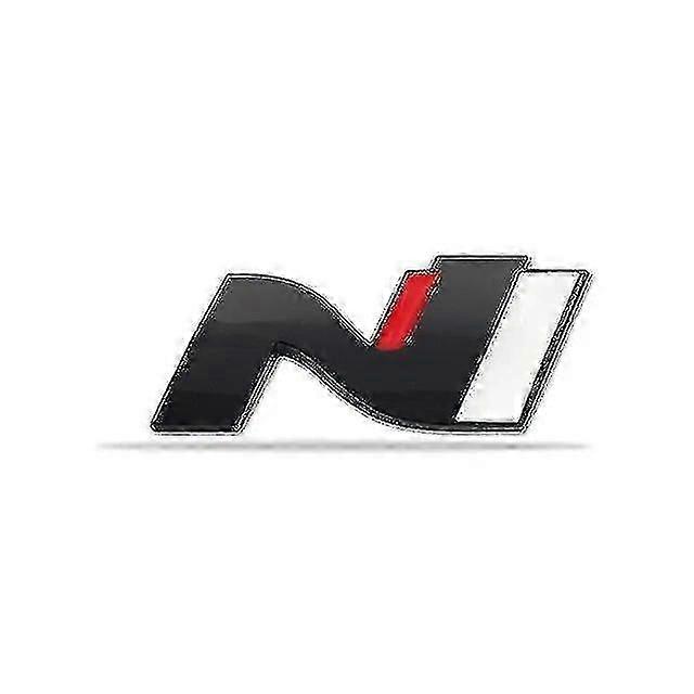 3d מתכת מכונית סמל גריל קדמי תג עבור יונדאי N קו לוגו טוסקון Nx4 I20 I30 I10 סונטה Elantra N קו אביזר מדבקה
