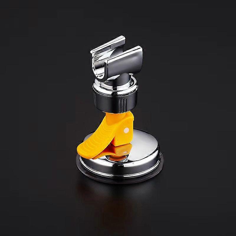 Replaceable Handheld Shower Holder, 360 Rotation Suction Cup Holder, Large Adsorbability Suction Cup Shower Holder (Yellow)