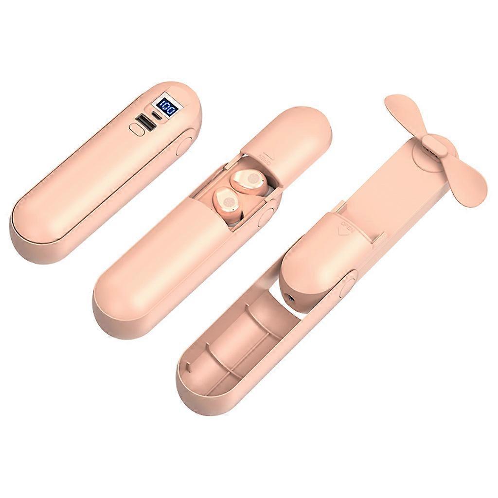 Multifunctional Lighting Handheld Fan Charging New F7 Mini Bluetooth Headset 5.0