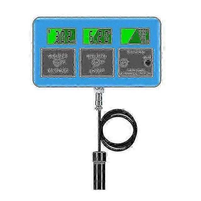 7 In 1 Digital Wifi Water Quality  Tester Ph/ec/tds/orp/cf/humiity/temp Meter Water Analyzer Smart Monitor App Control Eu Plug