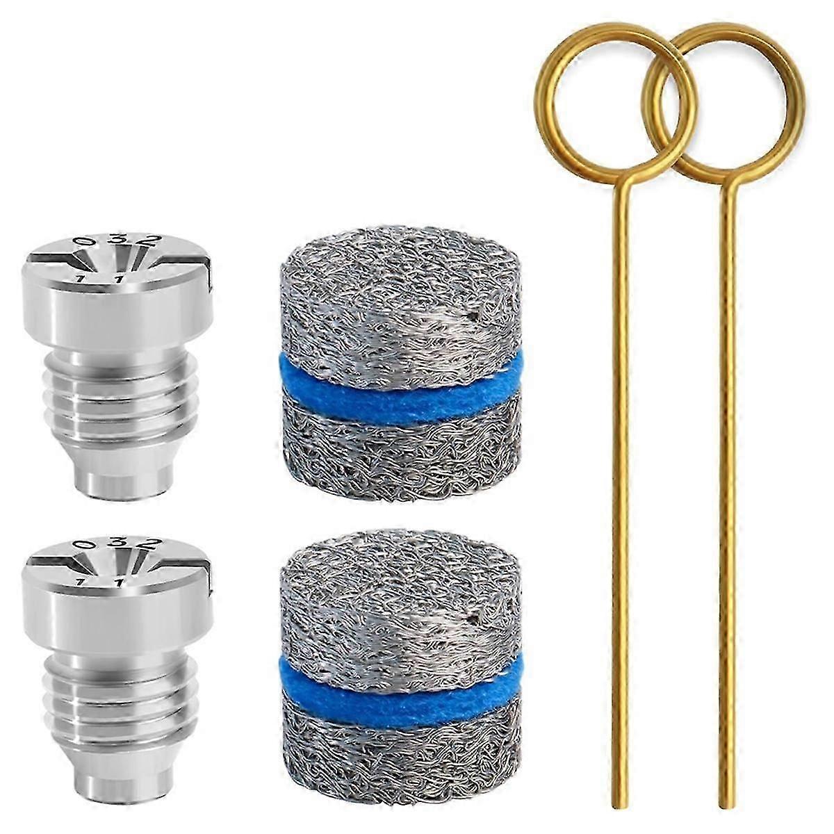 Foam Cannon Orifice Nozzle and Foam Maker Meshes Kit for Foam Cannon Replacement Thread Nozzle Tips