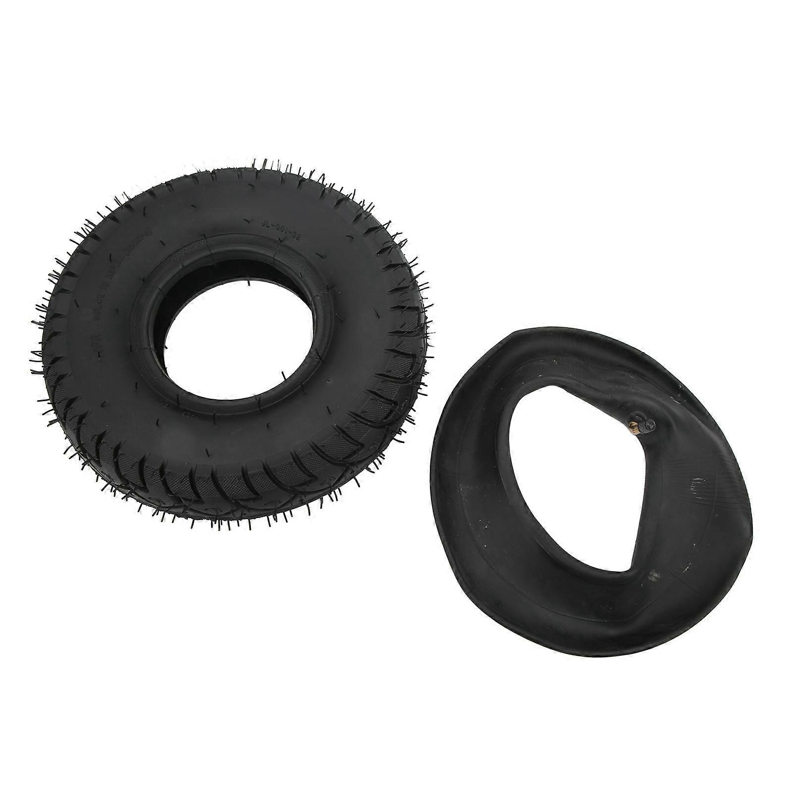 4.10/3.50-5 Inflatable Tire Replacement Outer Tire with Inner Tube for Electric Scooter Cart Wheel Durable and Puncture Resistant