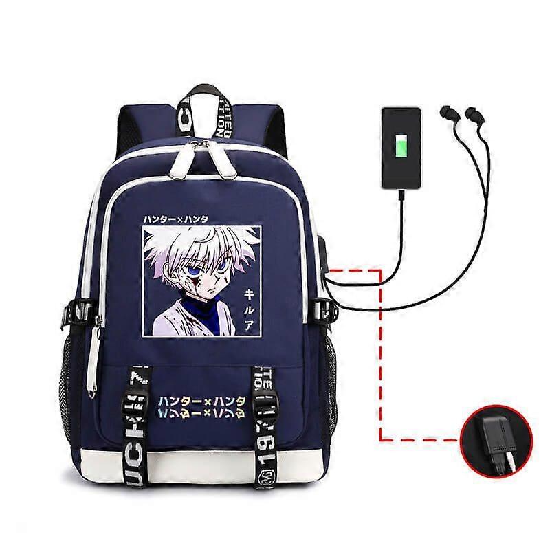 Hunter X Hunter Backpack Harajuku Anime Εκτύπωση μεγάλης χωρητικότητας σχολικές τσάντες για εφήβους Φοιτητικό σακίδιο ταξιδιού