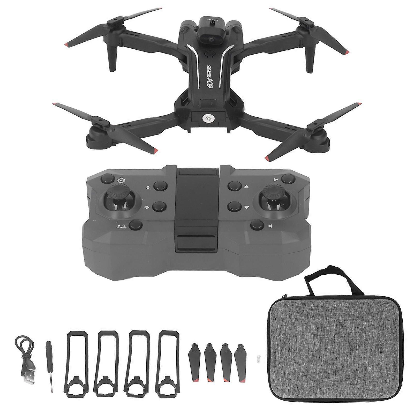 Remote Control Aircraft K9 Obstacle Avoidance 4K 1080p Camera Folding Headless Mode Drone