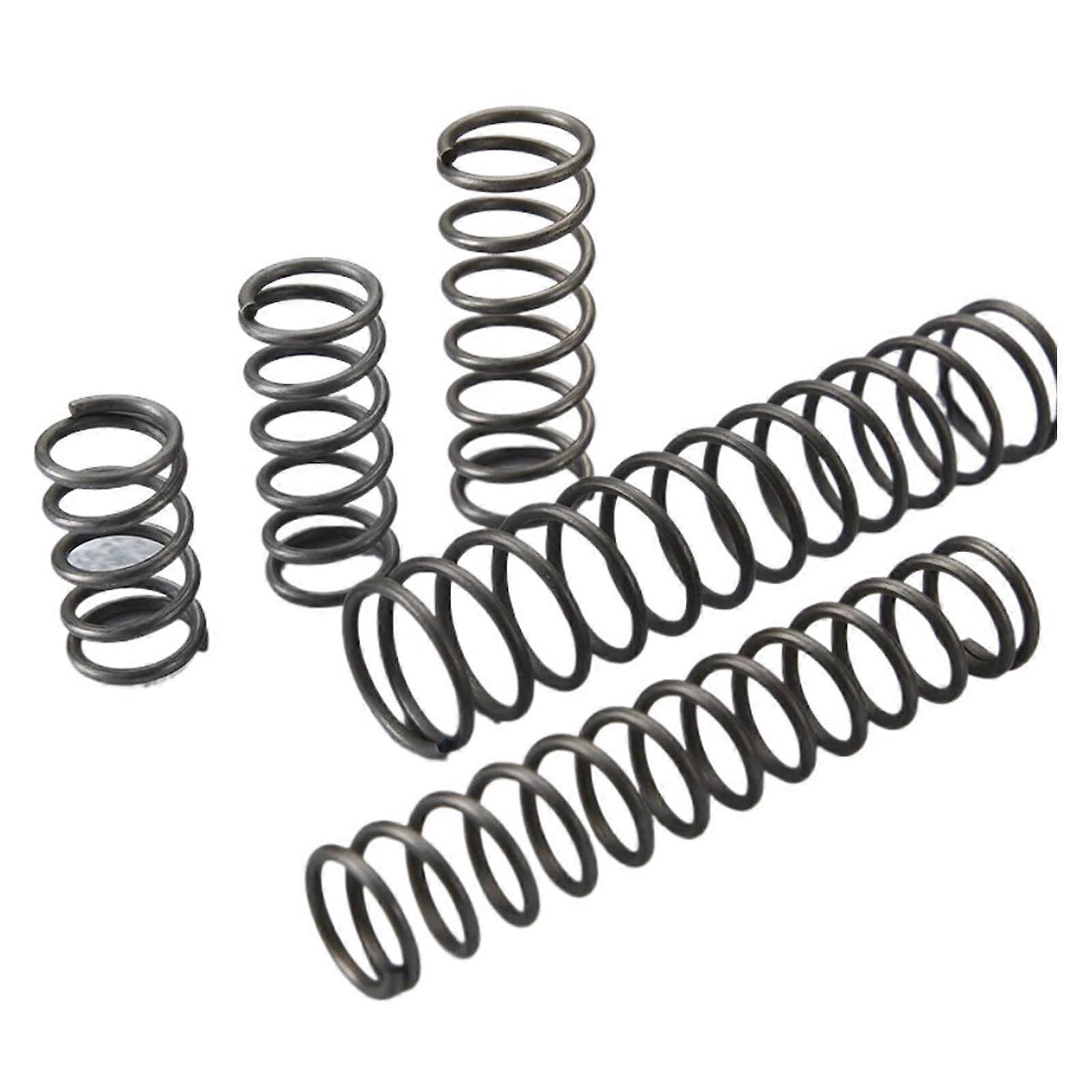 Compression Spring 65Mn Wire 1.4 Mm, 9 Mm Outer Diameter, 25 Mm Length, Cylindrical Coil, 5 Pcs