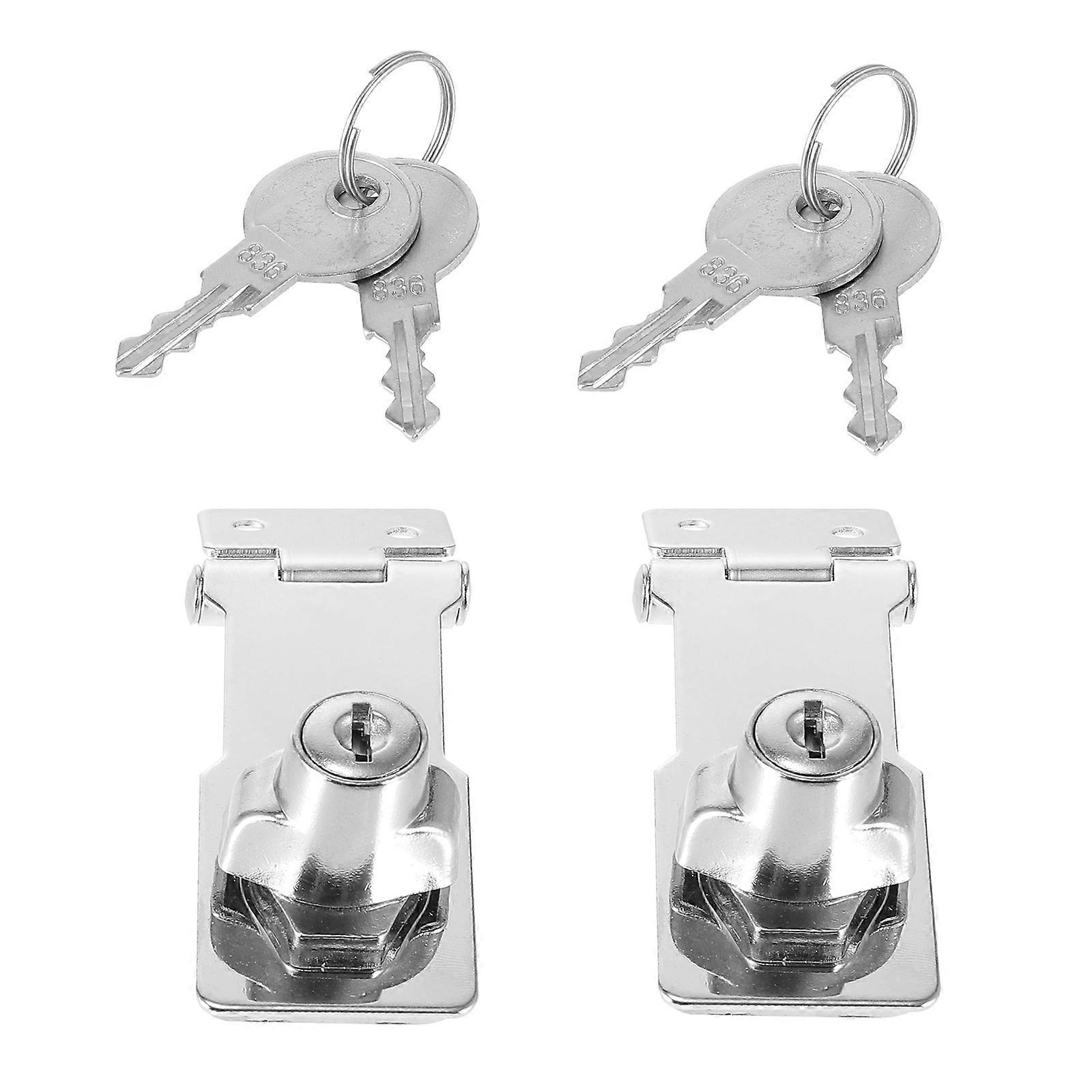 It sounds like you're referring to a product listing or description for a **keyed hasp lock latch**. Here's a refined version of the product title