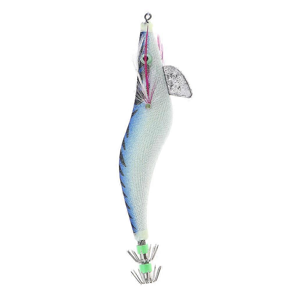3.5# Squid Jigs Luminous ing Artificial Baits Blue, 13.5cm