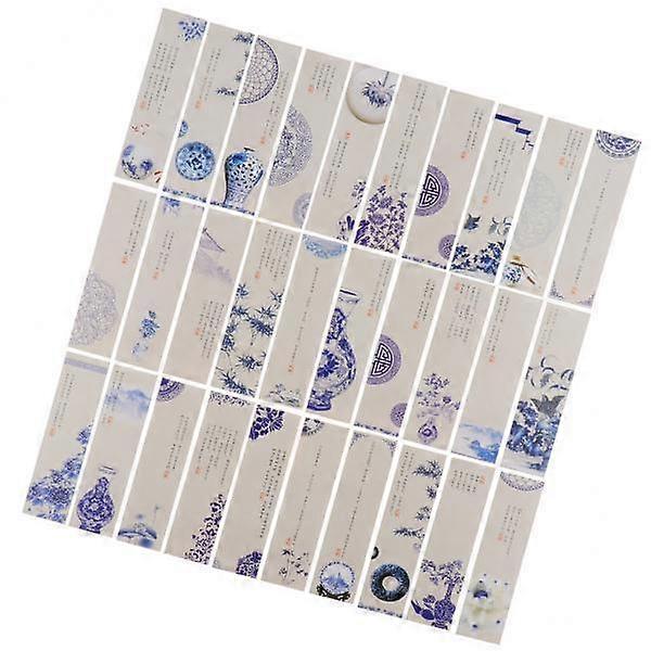 Vibrant Chinese Bookmark Set - Artistic DIY Crafting Kit