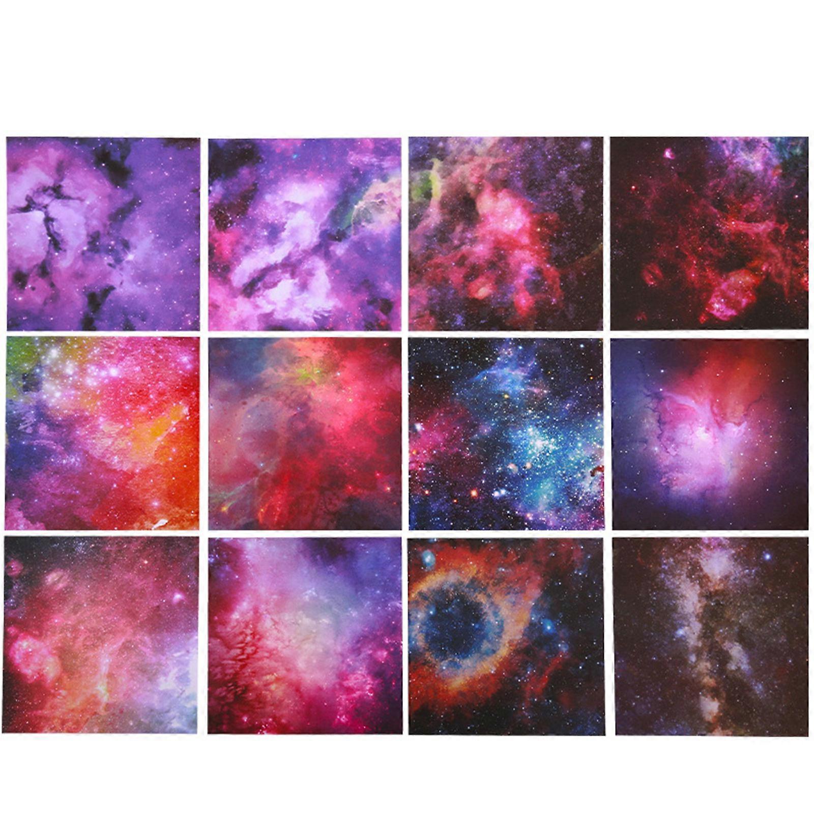 50 Sheets Square Origami Paper Double Sided Folding Papers Kids DIY Scrapbooking Multicolor