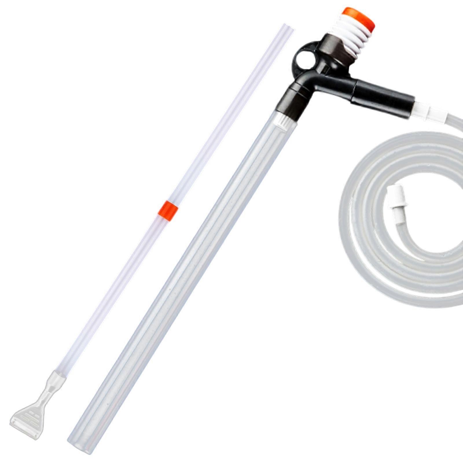 3in1 Aquariums Maintenance Tool Cleaning Kits with Adjustable Vacuum Cleaners and Scraper for Efficient Debris Removal