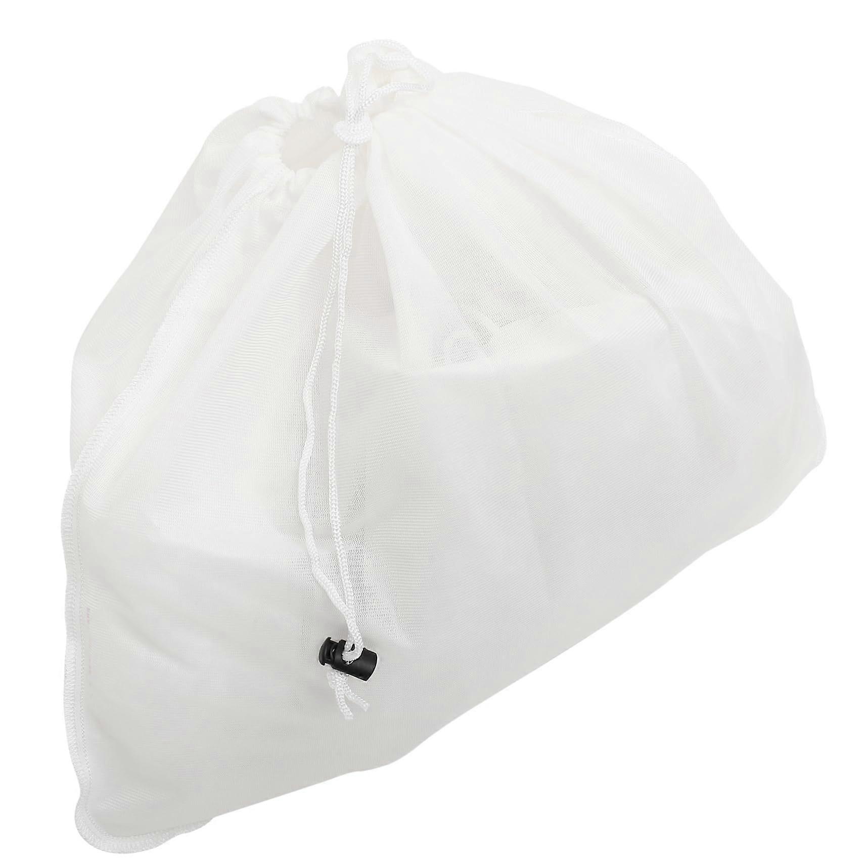 Reusable Filter Bag with Drawstring, Fine Mesh for Juices, Wine, and Homemade Beverages, Washable and Efficient Filtering
