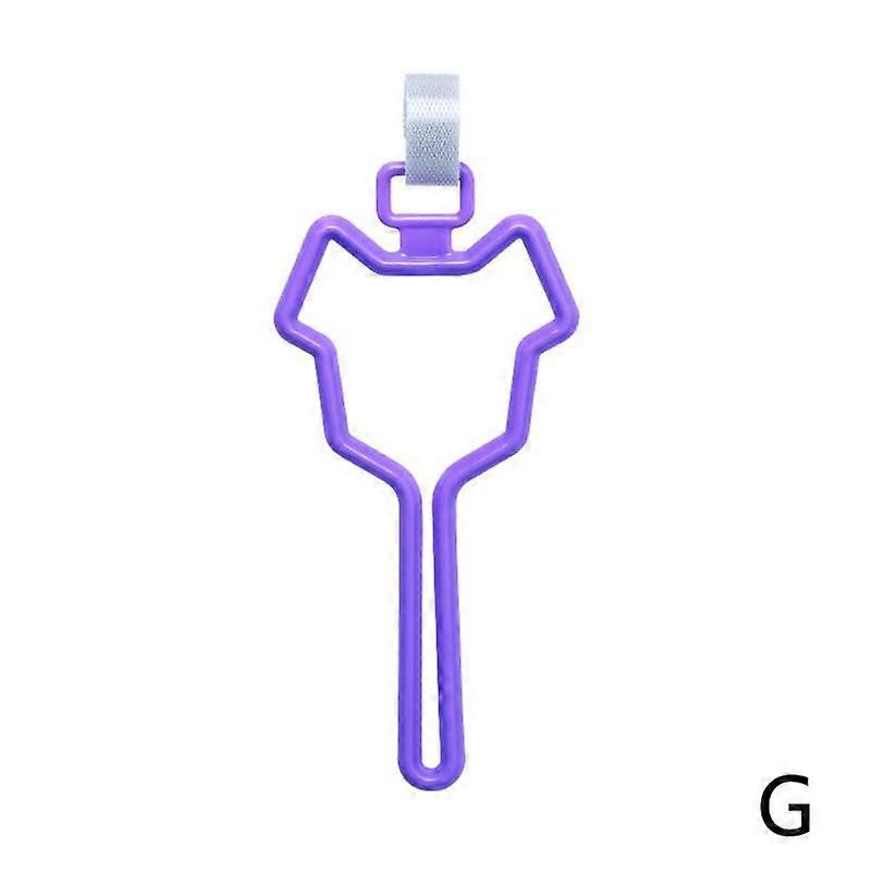 Fantasy Purple (G)$Dog walking dog poop bag hands-free clip traction rope poop bag dispenser pet garbage bag holder