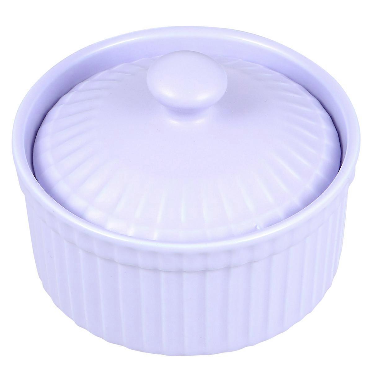 Functional Ceramic Bowls with Airtight Lids, Suited for Home Baking Projects