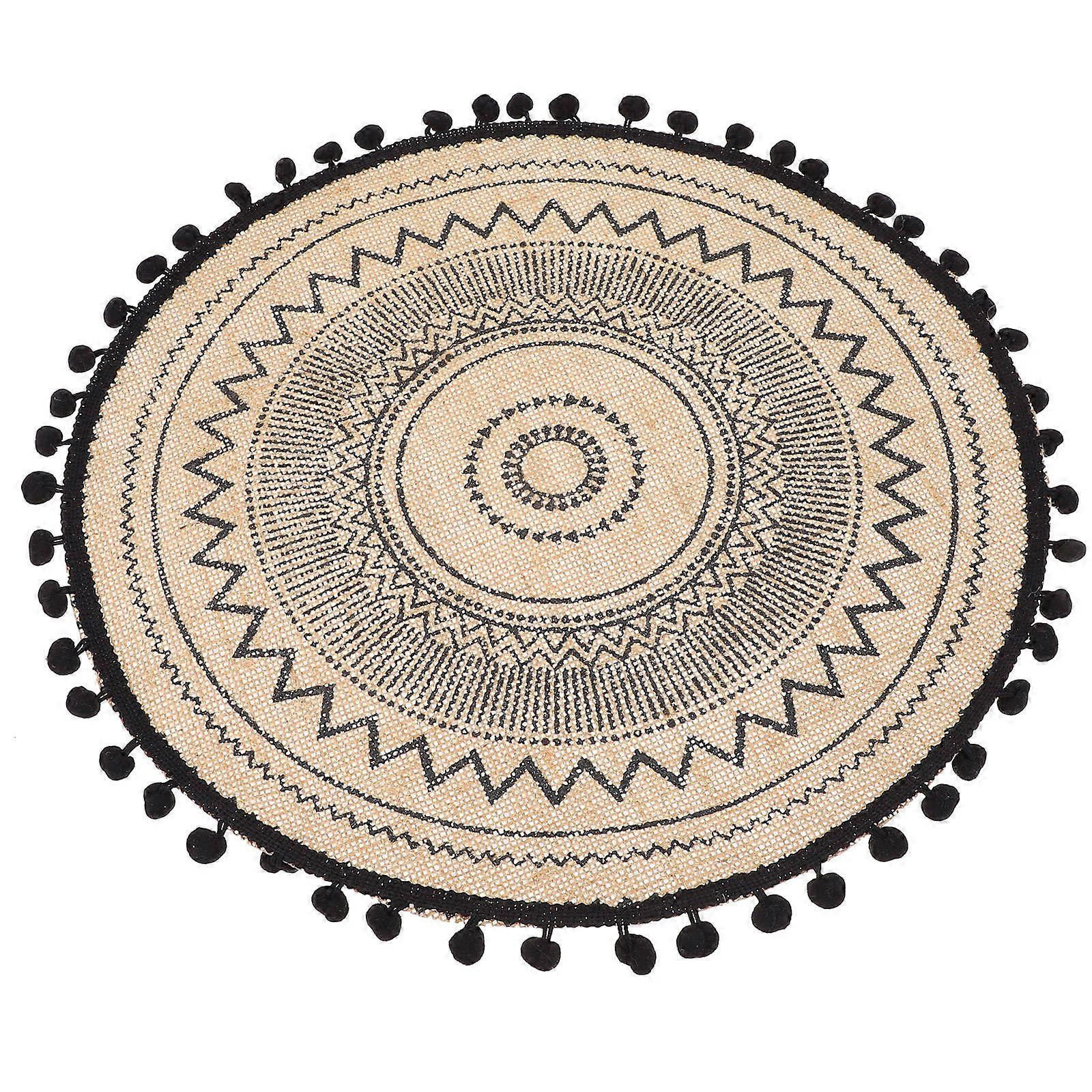 1pc Creative Cloth Placemat Decorative Cup Mat Household Table Adornment