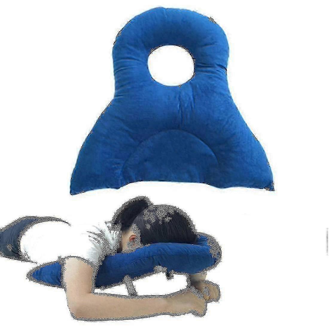 Adjustable Height Face Down Pillow for Eye Surgery Recovery & Retinal Detachment Patients Support
