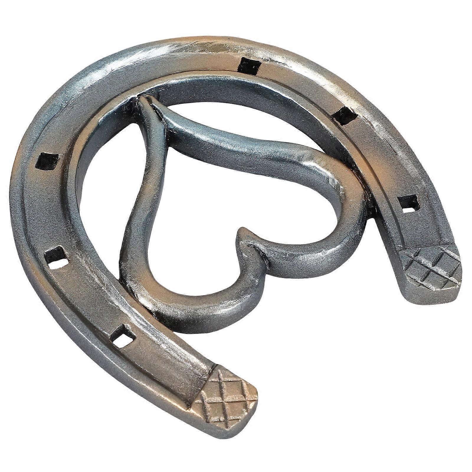 Elegant Horseshoe Wall Accent, Versatile Decor for Multiple Scenes