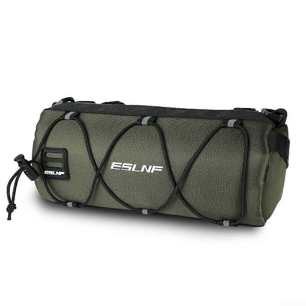 Large Capacity Waterproof Bicycle Handlebar Bag for Frame Storage, Adjustable Size, Durable Material, Universal Fit