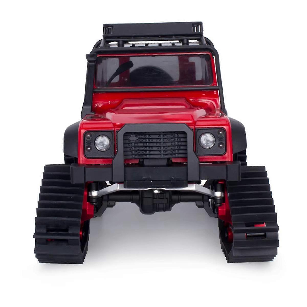 4Pcs Snow Tires Sets Carload Tracks Wheel Sandmobile Conversion for 1/18 RC Crawler Car -4M Accesso