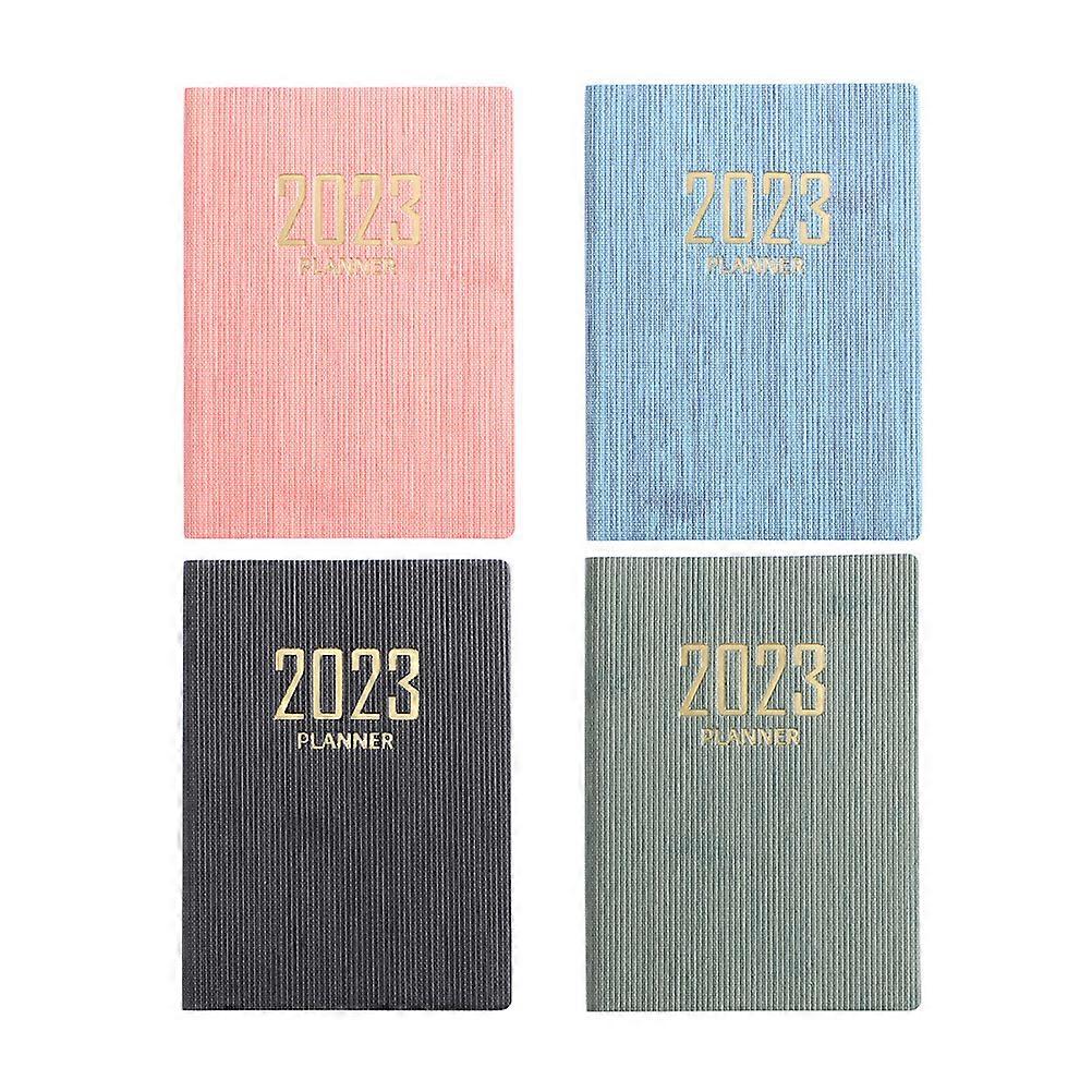 Daily Schedule Planner Notebook For Office Work Small 10x7.7cm Daily Appointment Planning 4Pcs