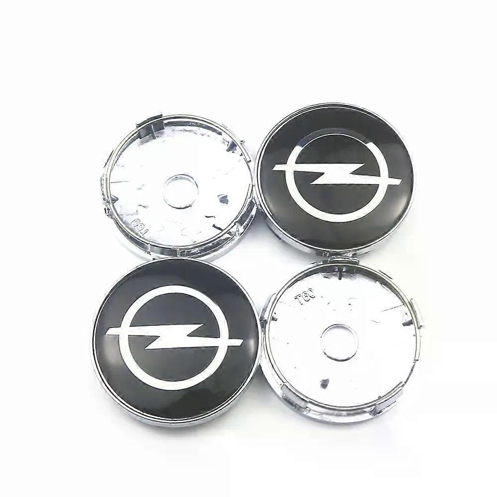 4pcs 60mm Car Wheel Hub Stickers Rim Center Cap Emblem Badge Decal Suitable for Opel Astra H G J Insignia Mokka Zafira Corsa Vectra