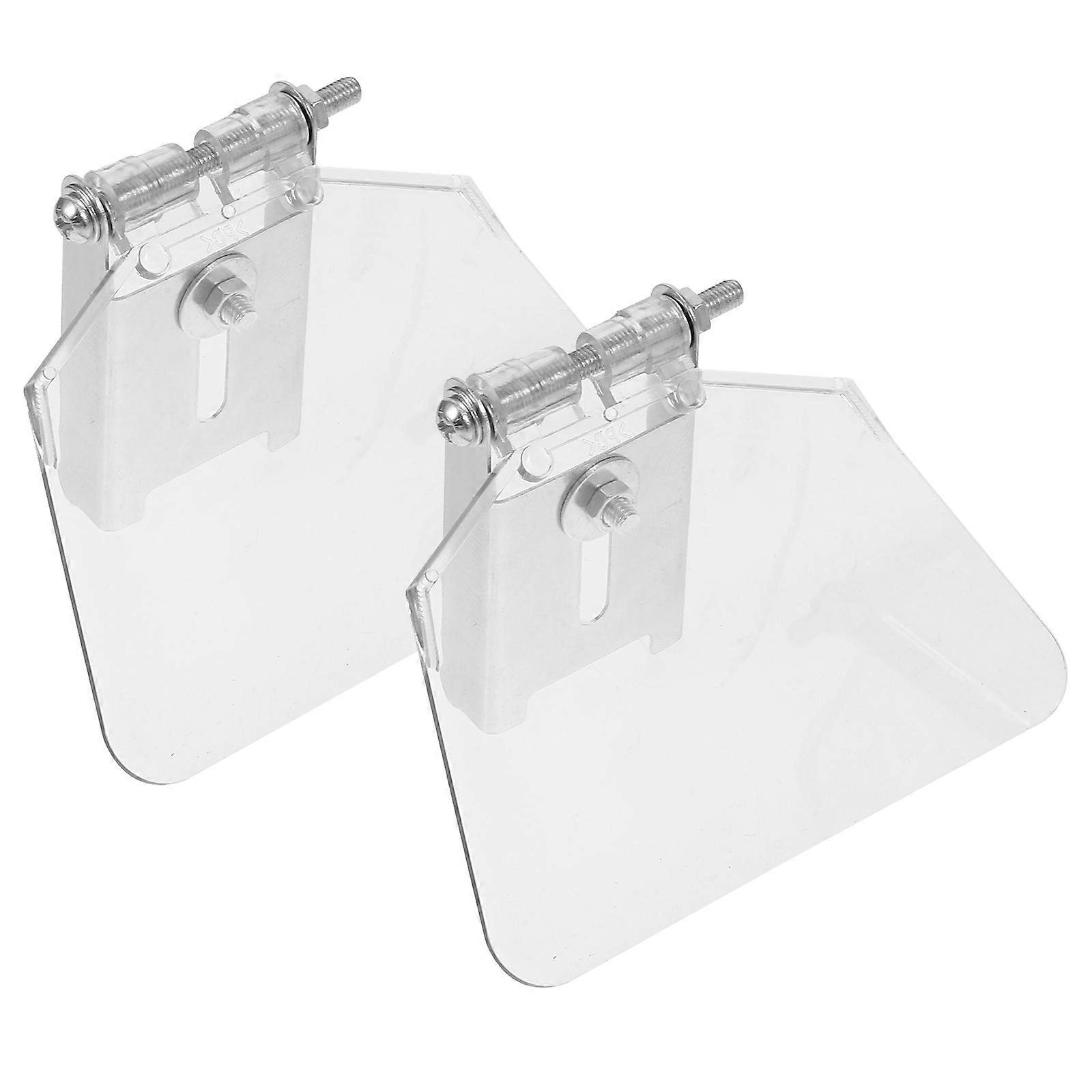 Transparent Shield Eye Cover for Home Projects 15.50X11.50X1.00CM Plastic Chip Guard 1 Set