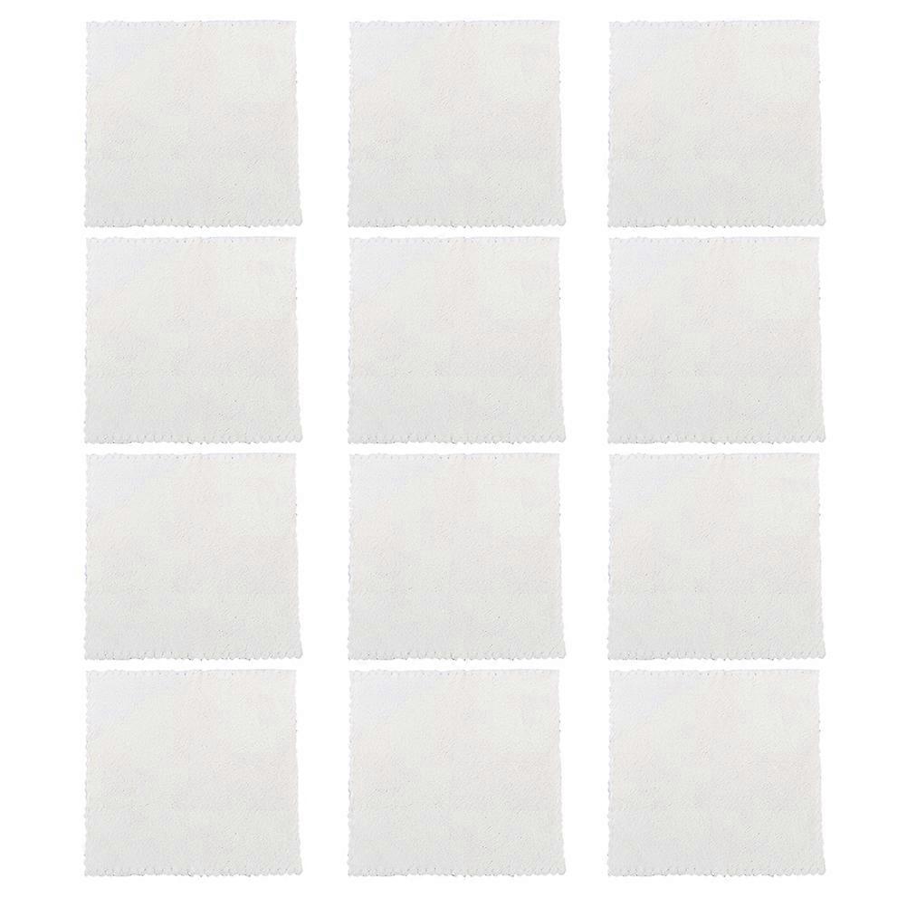 Bathroom Towel Square Bath Towels Daily Use 30x30cm Absorbent 12Pcs