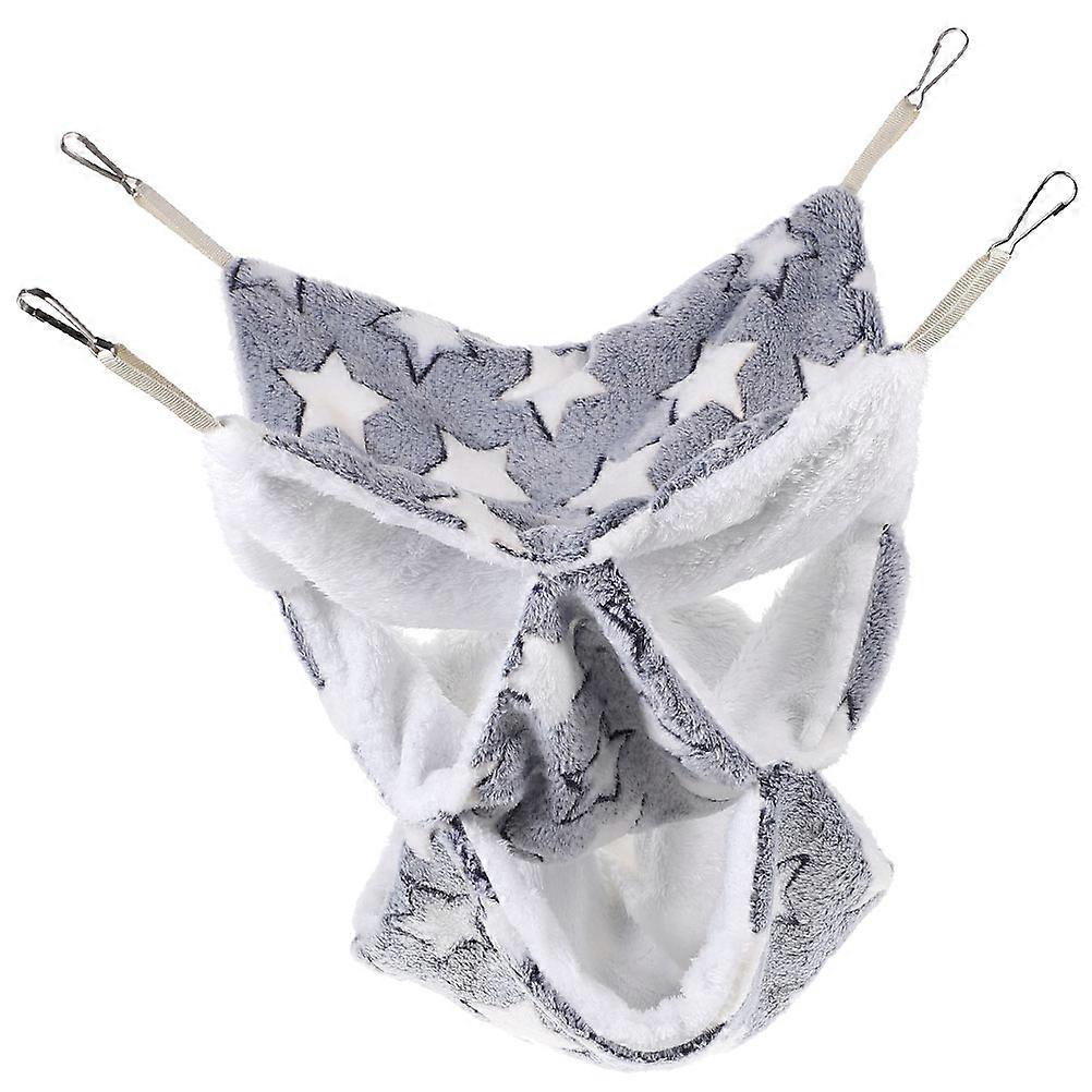 Small Animal Hanging Hammock Bed for Hamsters, Sugar Gliders, Rats, and Squirrels – Breathable, Wear Resistant Triple Layer Cage Hammock for